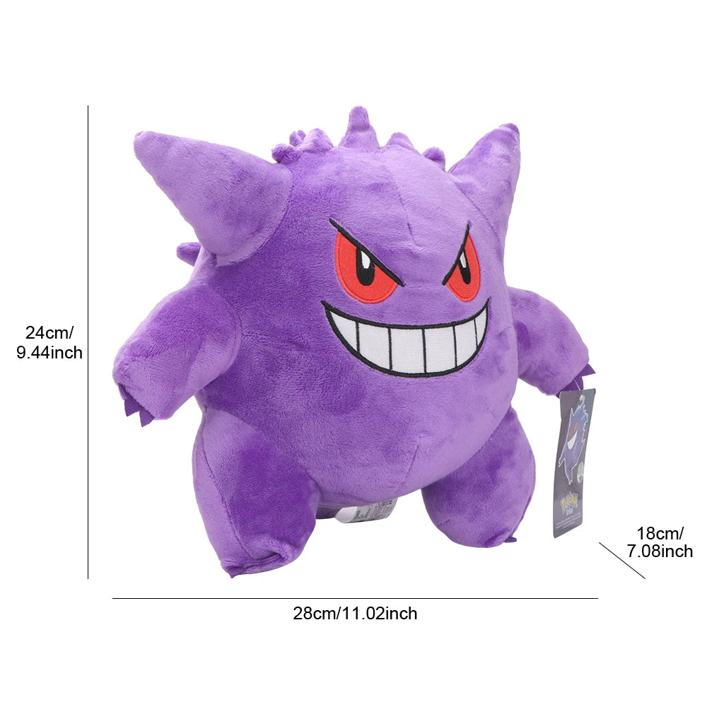 Gengar Original Plush Toy Stuffed Soft Stuffed Doll Wonderful Gifts Dolls Soft Kawaii Cute Cartoon Piplup Toys for Xmas Gifts