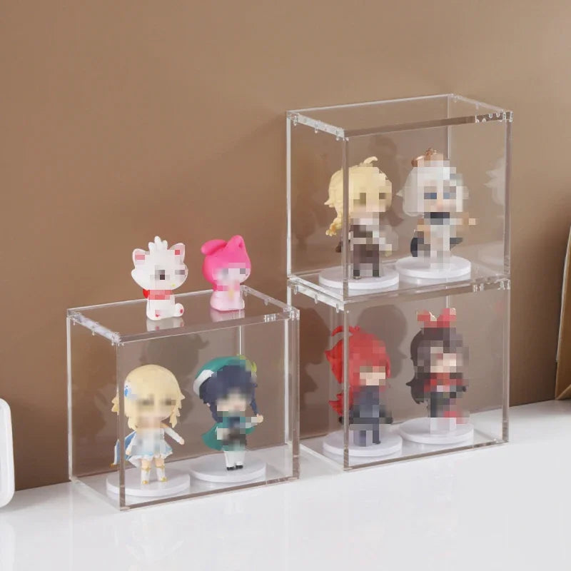 1/3Pcs 5mm thick magnetic closed ETB protection box and booster box display,  Stackable for Pkmn Elite Trainer Box