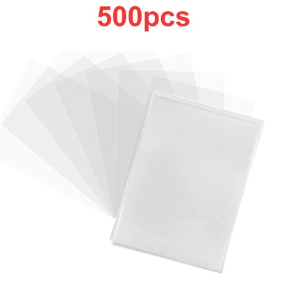 100-1000Pcs Card Sleeves Transparent Cover Clear Cards Holder For Board Playing Game ID Trading Protector Folder Photo Pouch
