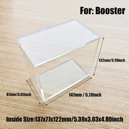 1/3Pcs 5mm thick magnetic closed ETB protection box and booster box display,  Stackable for Pkmn Elite Trainer Box
