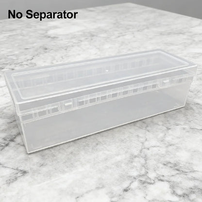 Holds 800+ Trading Card Storage Box for MTG PKM Cards Plastic Large Clear Compartmentalized Organizer Card Case for Sports PTCG