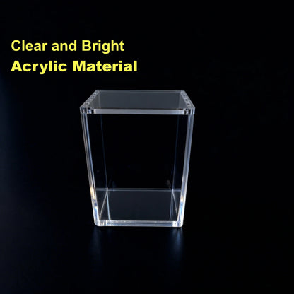 Choose Your Size – 5mm Acrylic Stackable Display Case for Booster Box or Elite Trainer Box (ETB), Clear Magnetic Closure Box for
