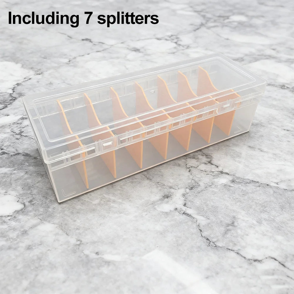 Holds 800+ Trading Card Storage Box for MTG PKM Cards Plastic Large Clear Compartmentalized Organizer Card Case for Sports PTCG