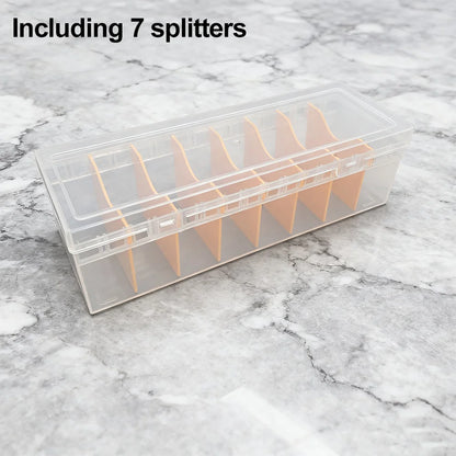 Holds 800+ Trading Card Storage Box for MTG PKM Cards Plastic Large Clear Compartmentalized Organizer Card Case for Sports PTCG